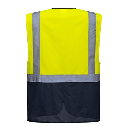 Gilet Executive Warsaw jaune/marine - C476