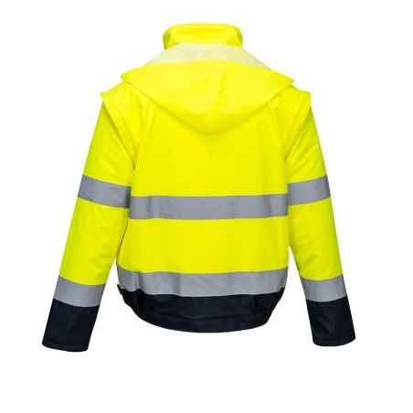 Blouson 2 en 1 Haute Visibilité doublé polaire - C464