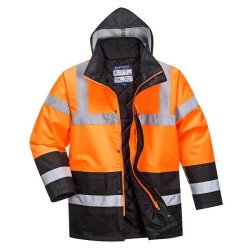 Hoge Zichtbaarheid twee kleuren parka - S467