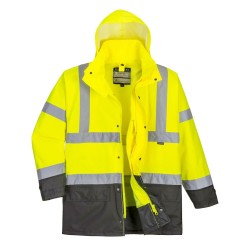 Parka bicolore Executive 5 en 1 Haute Visibilité - S768