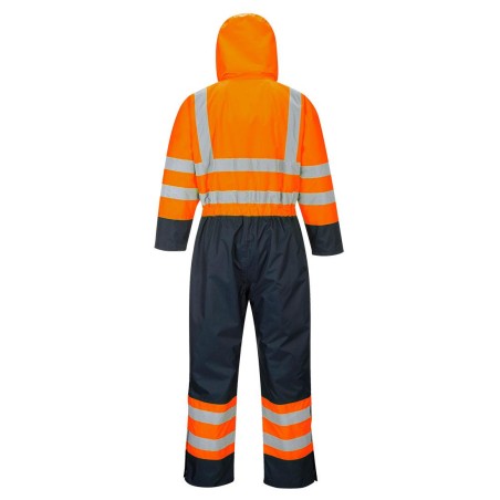 High Visibility contrast coverall - lined - S485