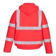 Hoge Zichtbaarheid bomberjack rood - S463