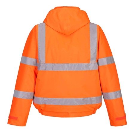 High Visibility bomber jacket orange - S463