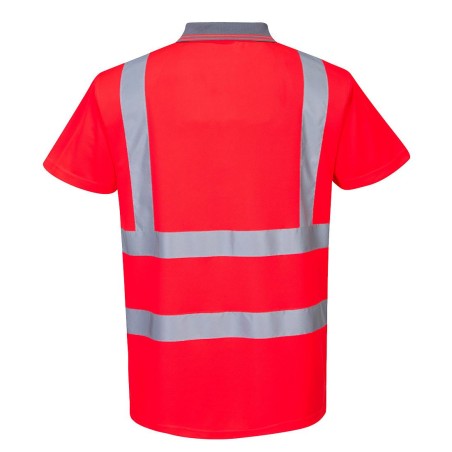 High Visibility short sleeves polo - S477