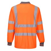 High Visibility long sleeves polo - S277