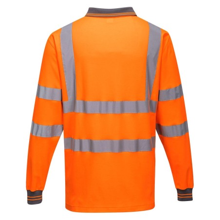 High Visibility long sleeves cotton comfort polo - S271