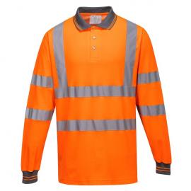 High Visibility long sleeves cotton comfort polo - S271