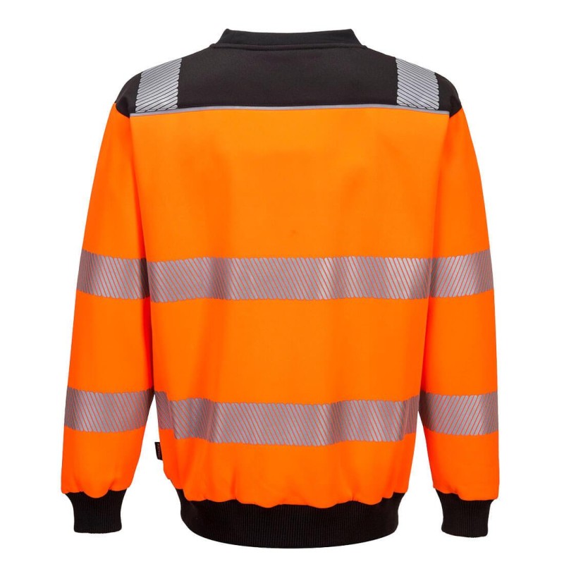 PW3 High Visibility crew neck sweatshirt - PW379 PW3 High Visibility crew neck sweatshirt - PW379