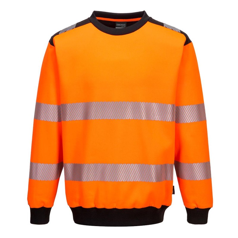 PW3 High Visibility crew neck sweatshirt - PW379 PW3 High Visibility crew neck sweatshirt - PW379
