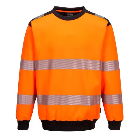 PW3 Hoge Zichtbaarheid sweatshirt met ronde hals - PW379