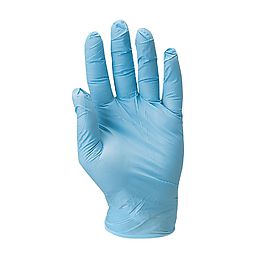 Nitrile gloves powdered blue (box of 100 pieces) - 5910