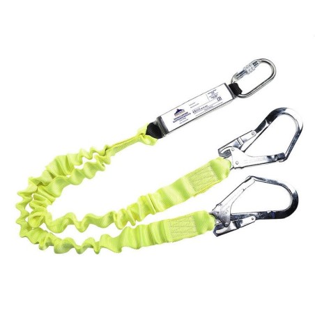 Double elasticated lanyard with shock absorber - FP52