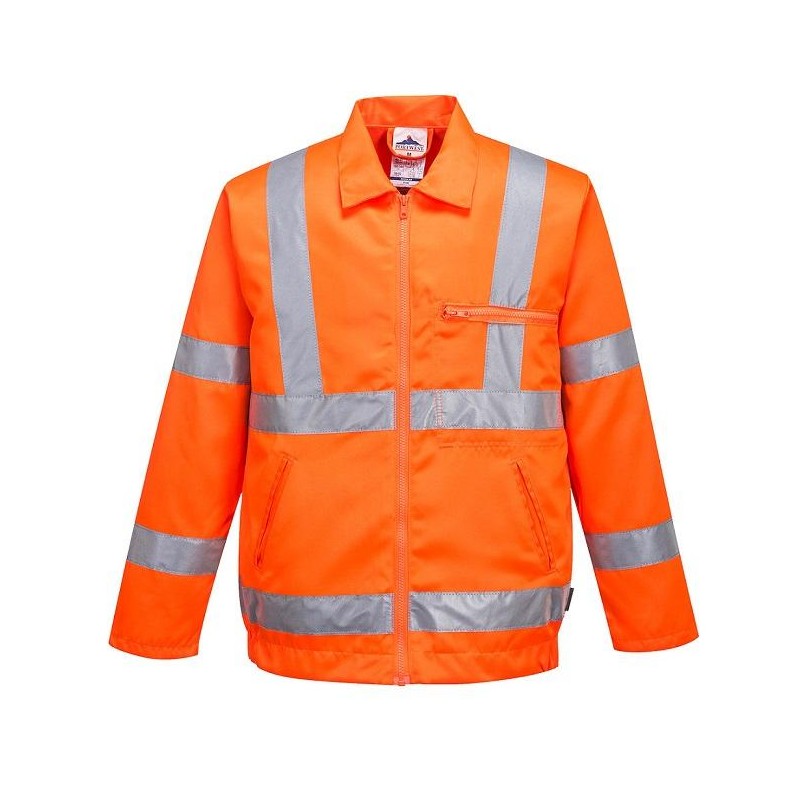 High Visibility polycotton jacket RIS - RT40 High Visibility polycotton jacket RIS - RT40