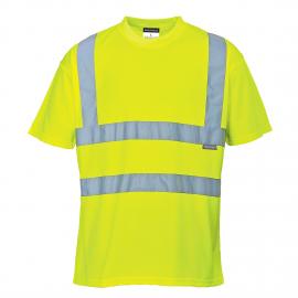 Hoge Zichtbaarheid T-shirt geel - S478
