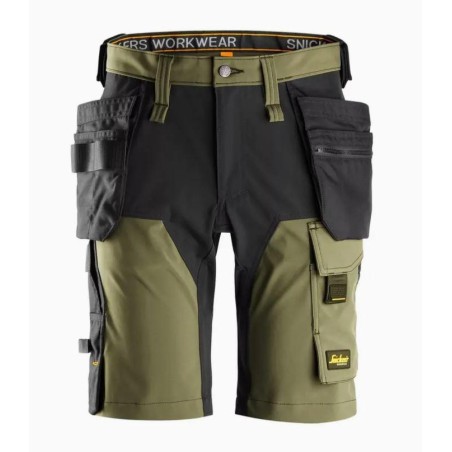 Short en tissu extensible dans 4 directions avec poches holster - 6175