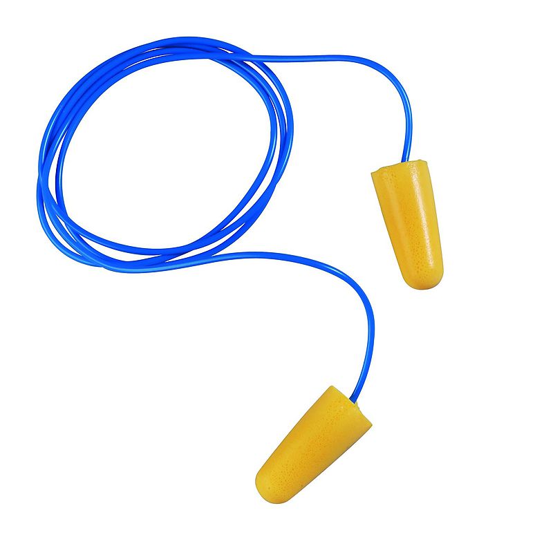 Bouchons d'oreilles TPR avec cordon réutilisable (50 pièces) - EP04 -  PORTWEST