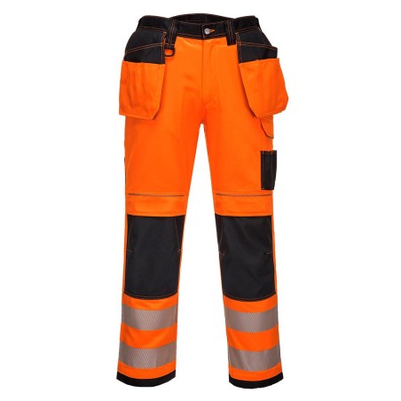 Hoge zichtbaarheid werkbroek met holster pockets - T501