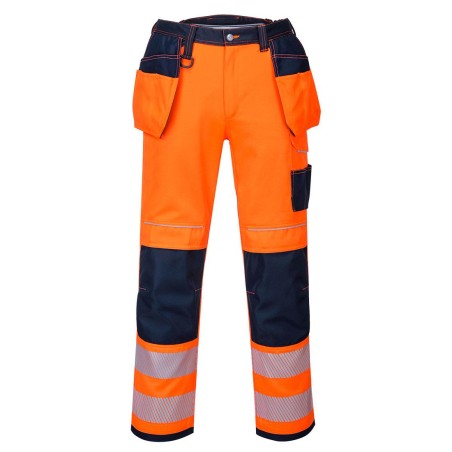 Hoge zichtbaarheid werkbroek met holster pockets - T501