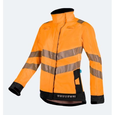 High Visibility ladies softshell with ARC protection - HEIKA