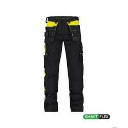 Stretch work trousers with holster pockets and knee pockets - SHANGHAI