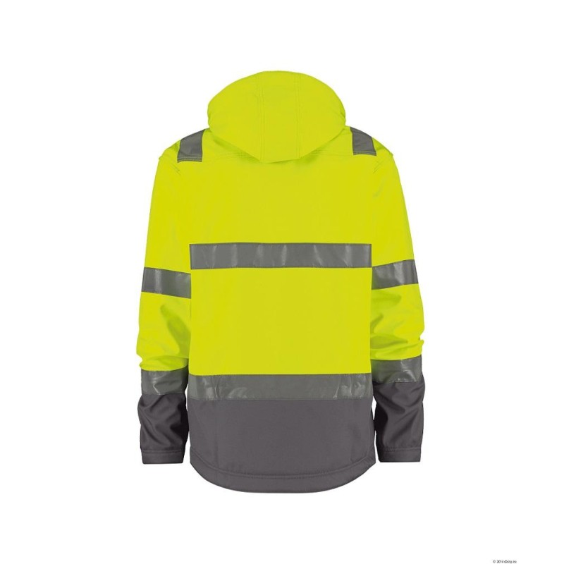 Hoge Zichtbaarheids-softshell jas - MALAGA Hoge Zichtbaarheids-softshell jas - MALAGA