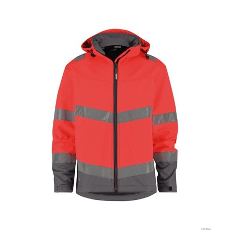 High Visibility softshell jacket - MALAGA