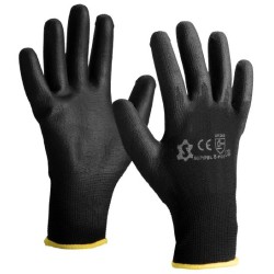 Gants nylon noir enduction...