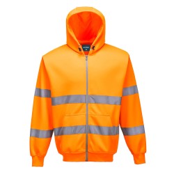 High Visibility zip front...