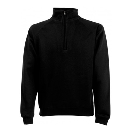 Sweat-shirt P/C zip neck 280gr