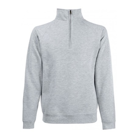 Sweat-shirt P/C zip neck 280gr