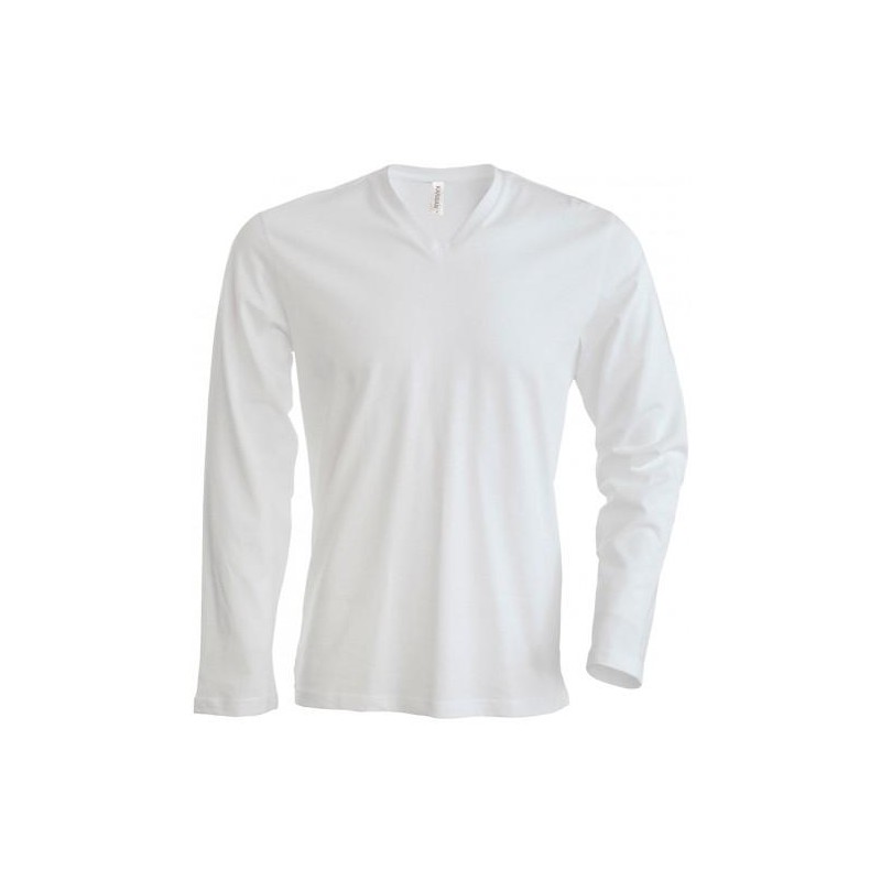 T-shirt 100% coton V-neck ML T-shirt 100% coton V-neck ML