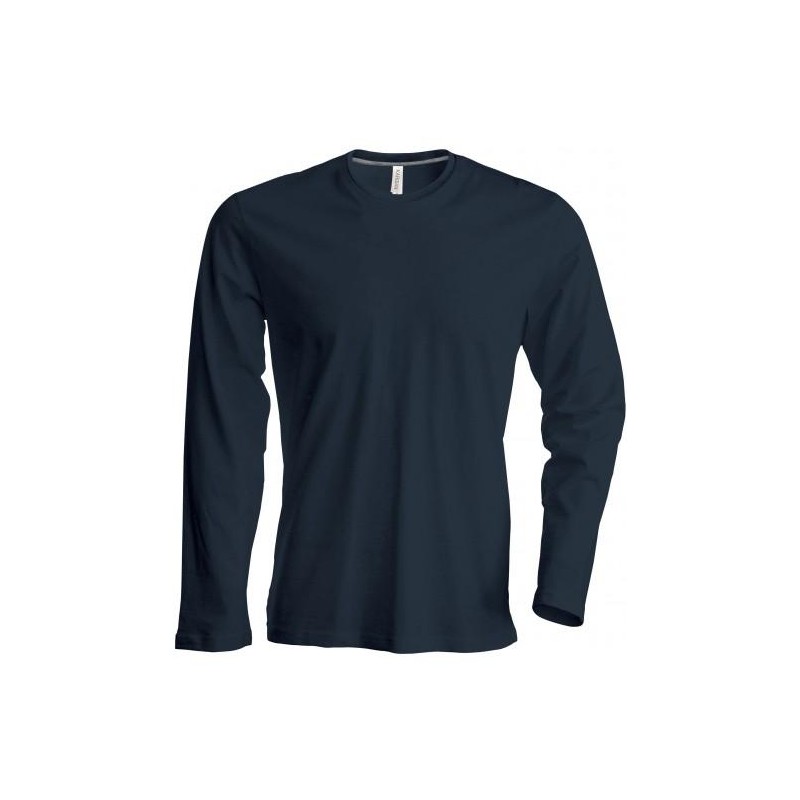 T-shirt 100% coton col rond ML T-shirt 100% coton col rond ML