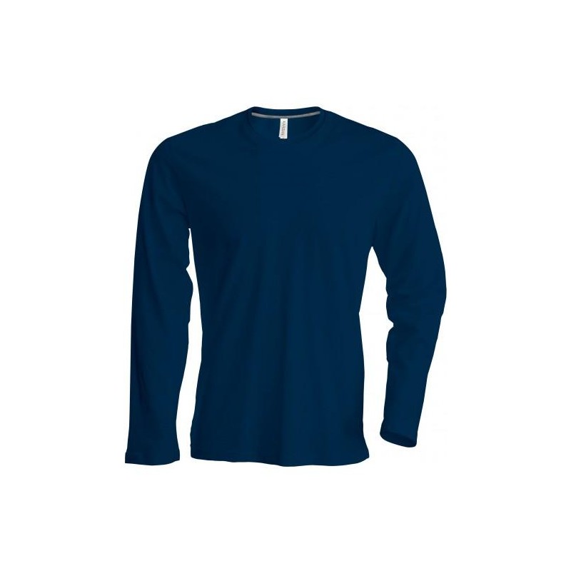 T-shirt 100% coton col rond ML T-shirt 100% coton col rond ML