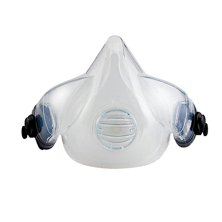 Demi-masque respiratoire filtrant professionnel de travail 44.5 %  Polypropylène non tissé/ 27.8 % Microfibres/ 27.7 % Coton, EPSP97