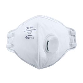 Masque de protection respiratoire jetable et pliable avec soupape - FFP3  HYGOSTAR