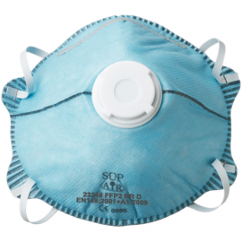 Masque à poussières jetable réutilisable FFP3 avec soupape Air Plus PRO R D  - BTE DE 5