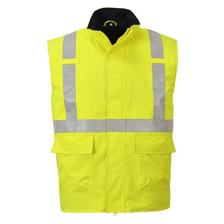 S776 - Bizflame Rain Hi-Vis Antistatic FR Bodywarmer