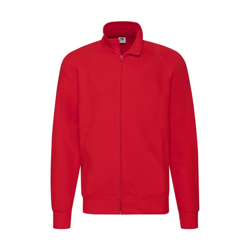 fruit of the loom lightweight sweat jacket