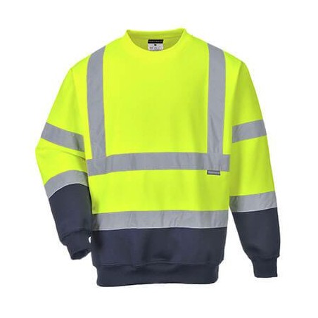 Sweatshirt bicolore HiVis - B306