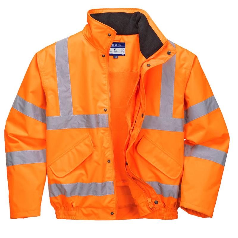 Portwest Hi-Vis mesh lined fleece jacket 