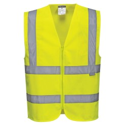 Hi-Vis Vest met Rits - C375