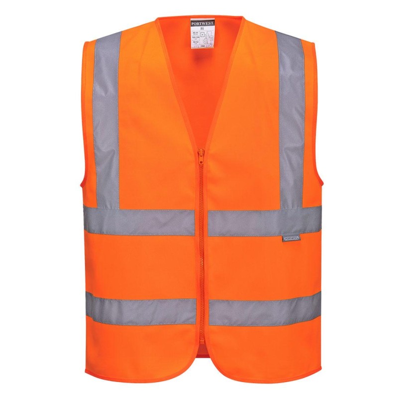 Hi-Vis Zipped Band - Brace Vest - C375 Hi-Vis Zipped Band - Brace Vest - C375