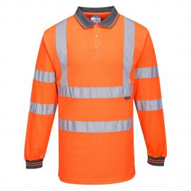 High Visibility long sleeves polo - S277