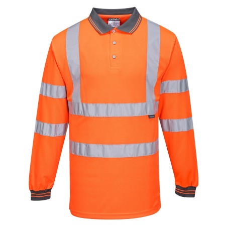 Hi-Vis Long Sleeved Polo - S277