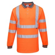 Hi-Vis Long Sleeved Polo - S277