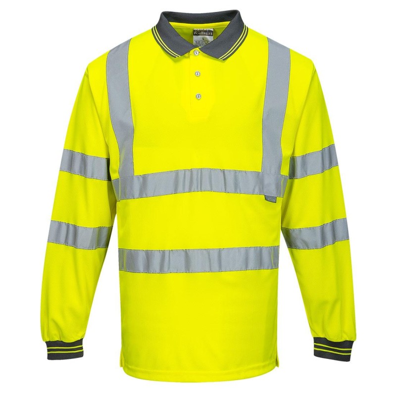 Hi-Vis Lange Mouw Poloshirt - S277 Hi-Vis Lange Mouw Poloshirt - S277