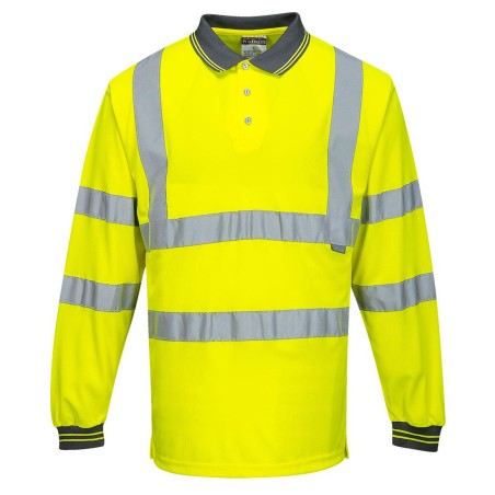 Hi-Vis Long Sleeved Polo - S277