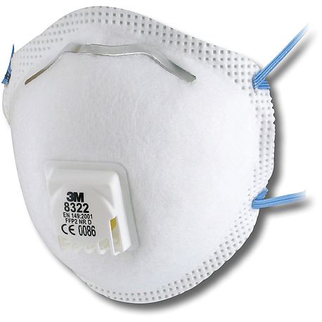 Masque anti-poussières avec valve - 8322 - 3M