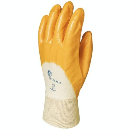 Gants enduits nitrile Jaune - 9310