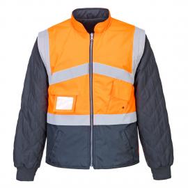 High Visibility two tone jacket reversible - S769